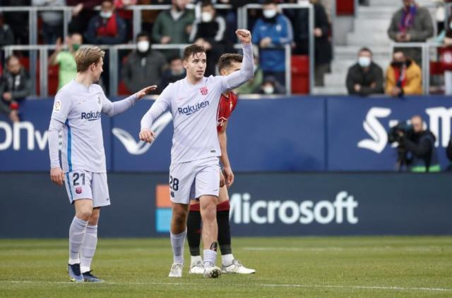 儿童巴萨儿童拼了进球并最佳，但还不够